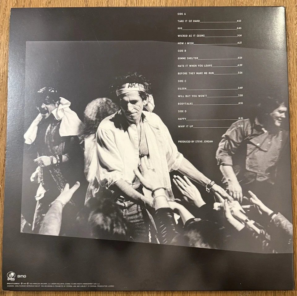 Keith Richards – Live in London ’92 (2LP Smoke Clear Vinyl) Box Set Over Rare - Image 3 of 4