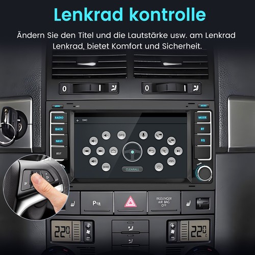 64G Android Autoradio Für VW Touareg T5 Multivan Transporter GPS Navi BT SWC DAB - Bild 9 von 19