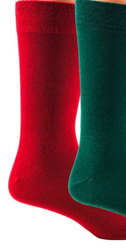 2 Paar Herren-Socken, Trendfarben, Pique-Rand ohne enges Gummi - Picture 2 of 6