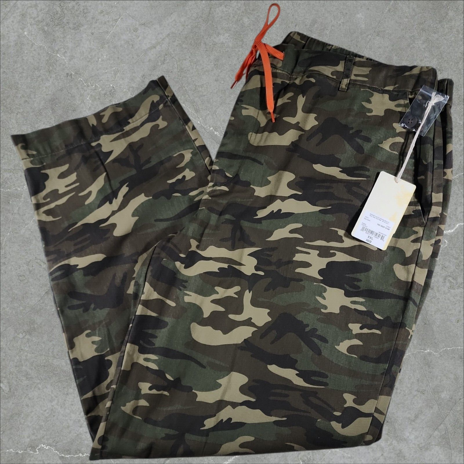 Walker Hayes Camo Flat Front Straight Fit Pants Men XXL NWT $69