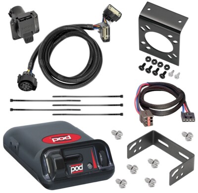 Pro Series POD Brake Controller For 11-19 Explorer w 7-Way RV Wiring and Bracket