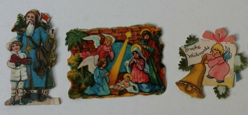 Glanzbilder Weihnachten – Weihnachtsmann EF 7304 Für Scrapbooking & Deko