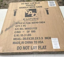 Empire Art Direct 24 in. x 24 inch Frameless Beveled Prism Square Wall Mirror 