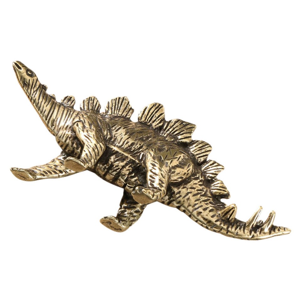 Brass Dinosaur Small Figurine Statue Vintage Figure Desktop Baby eBay