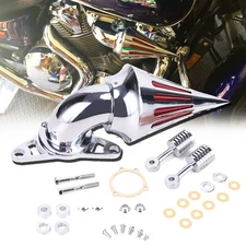 Cone Spike Air Cleaner Intake Filter For Harley Touring EVO CV Carburetor Custom