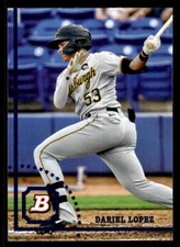 2022 Bowman Heritage #BHP-25 Dariel Lopez Prospects Card Pittsburgh Pirates