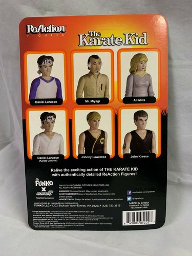 Funko ReAction The Karate Kid Daniel LaRusso Action Figure w Clamshell UNPUNCHED - Picture 4 of 4
