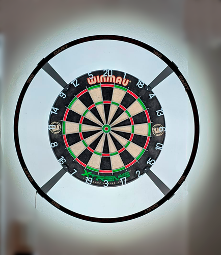 LED Beleuchtungsring 360° Beleuchtung Dart Lichtring, Steel Dart - Bild 5 von 6