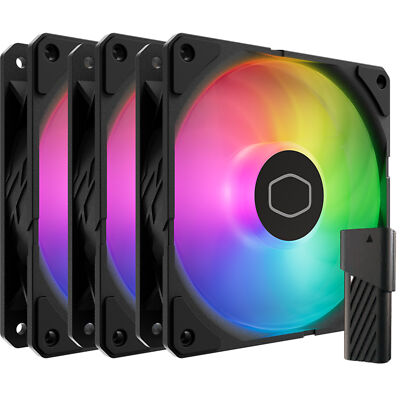 Cooler Master SickleFlow Edge 120 ARGB Fan, Gehäuselüfter, schwarz