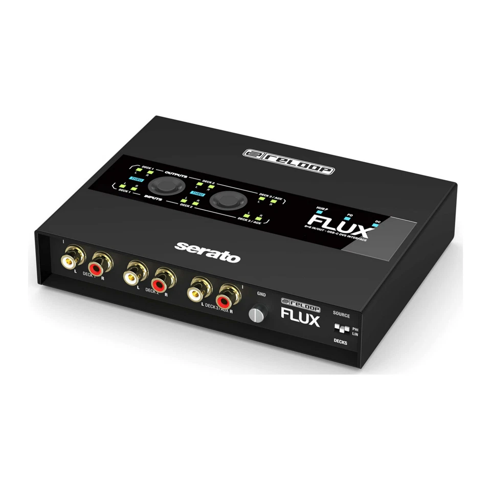 Reloop Flux 6x6 InOut USB-C DVS Flexible Robust and Roadworthy Interface - Image 3 of 4