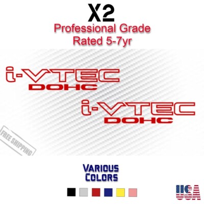 Adesivo VTEC Kicked In Yo Babe Rosso XXL 2521 – Stile JDM In Vinile ORACAL, 60x18 Cm - 4