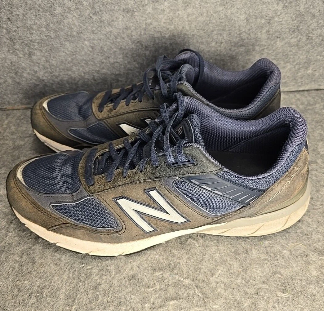 New Balance 990V5 Made In USA Navy Uomo Taglia 14