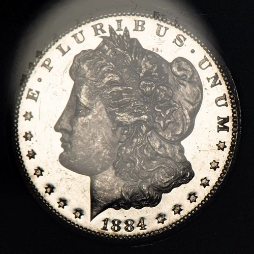 1884-CC $1 Morgan Dollar - Looks Deep Proof-like - GSA NGC MS 63 PL - B4245