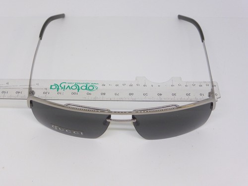 Vintage Gucci GG 1680/S 6LBR6 58-14 135 silber mit grauer Linse - Bild 13 von 14