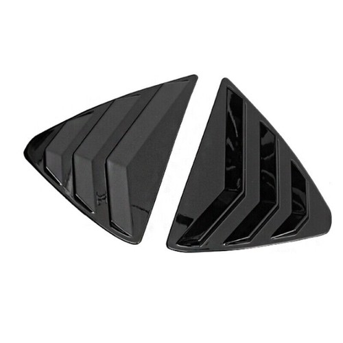 For Mazda CX-5 2013-16 Piano black Side Vent Window Scoop Louver Cover Cap Trim - Picture 5 of 7