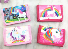 Girls Cute Unicorn Pink Cartoon Wallet Coin Purse Change 4 Styles Free Ship New
