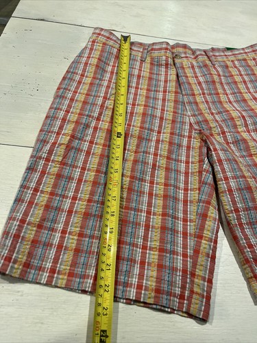 Short homme Pro Tour Coolplay Golf Vichy �� Tabasco plaid �� Taille 34 ~ Neuf avec étiquette - Photo 8/12
