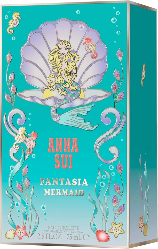 Parfüm Anna Sui Fantasy Mermaid Eau De Toilette 75ml Spraydose Mit Paket - Bild 3 von 4