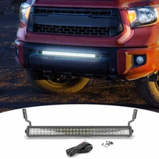 Hidden Bumper Grille 32"inch 180W LED Light bar Kit For Toyota tacoma 2005-2015 