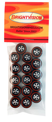 16 Brightvision Redline Wheels - 16 NEW XL Deep Dish Bearing Bright Chrome Style