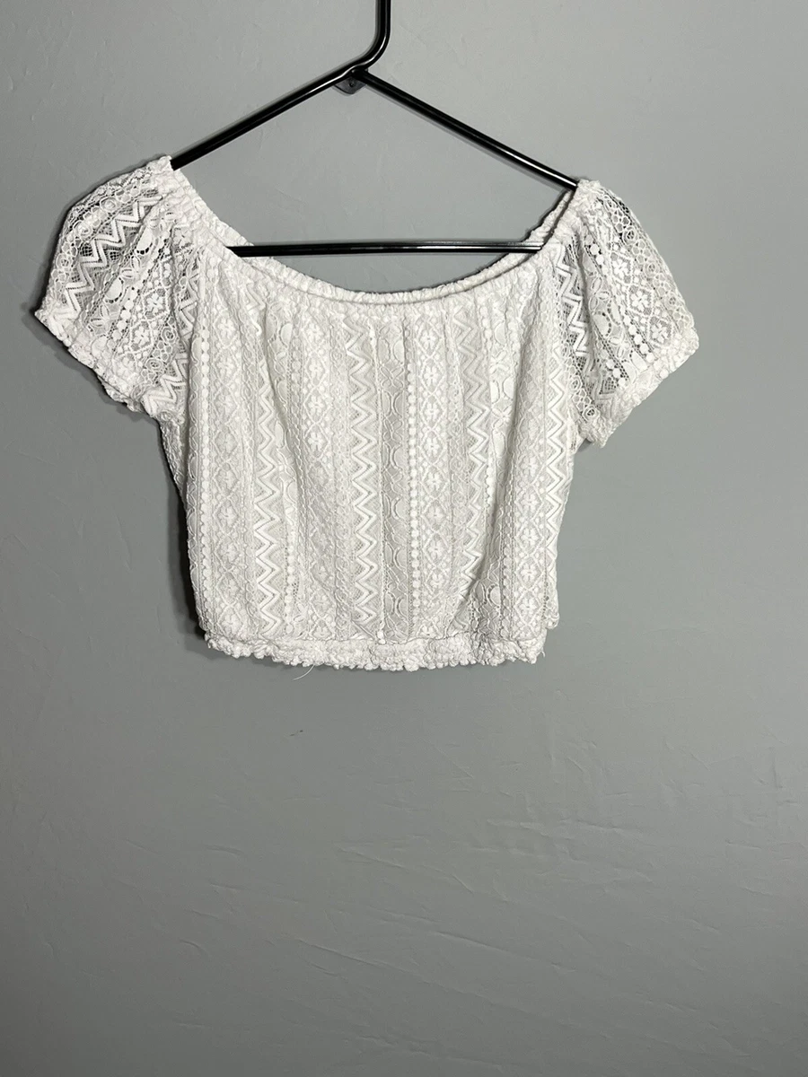 Hollister cropped tops cheap