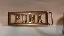 PUNK Custom Personalized Name Belt Buckle -Put your name or word on Buckle