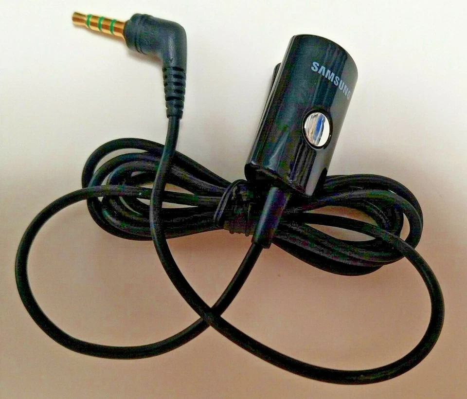 Microphone Adapter Samsung 3.5mm to 3.5mm &  w/Spring-clip Wired for Headphones  - Image 4 of 4