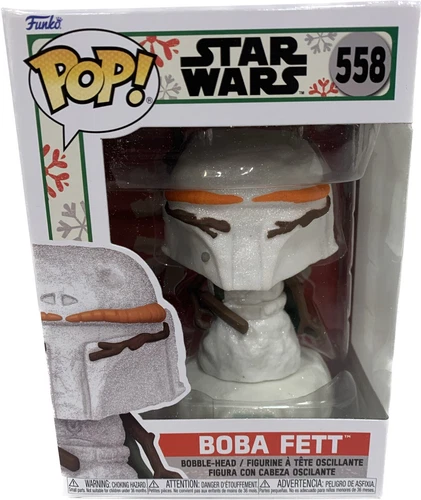 Funko Pop!  Star Wars Holiday 2022 Snowman Boba Fett #558