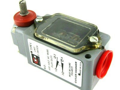 NEW Cutler Hammer 10316H207C Limit Switch, Type L, 600VAC Max, Pilot Duty