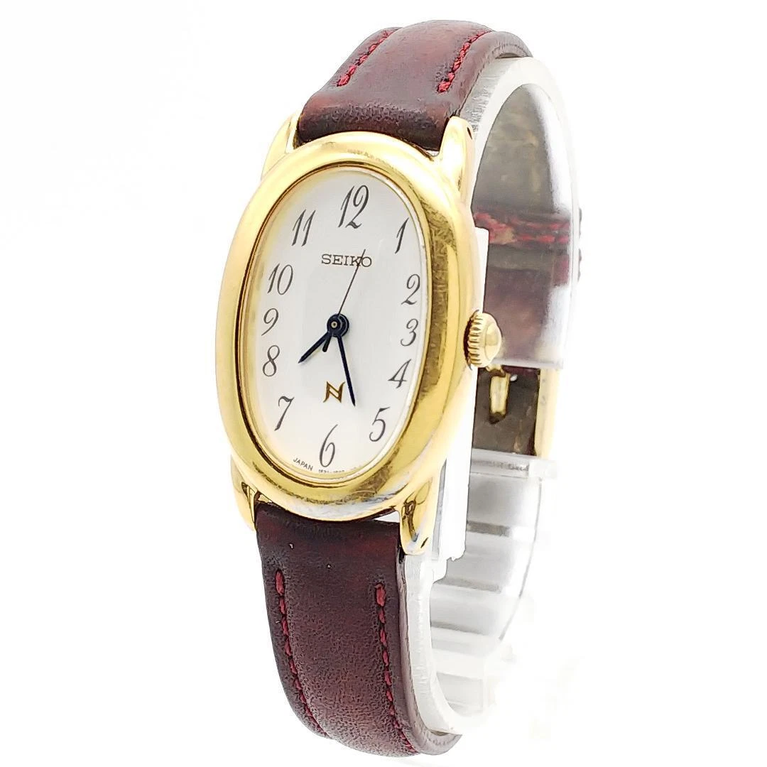 Seiko SEIKO NOIE 1F21-5B70 Ladies/Wristwatch/Analog/Quartz Free Shipping