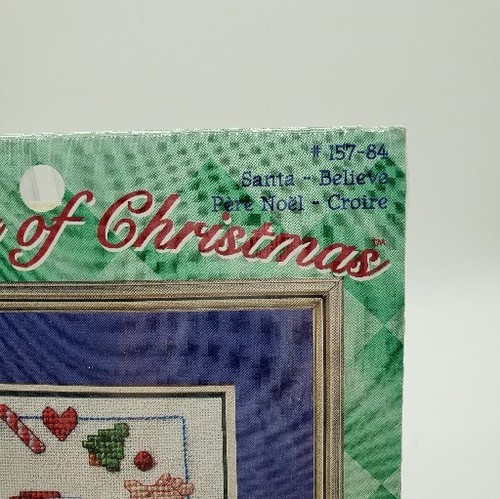 Janlynn Cross Stitch Kit Spirit of Christmas Believe Santa Sealed DIY Craft - Picture 5 of 8