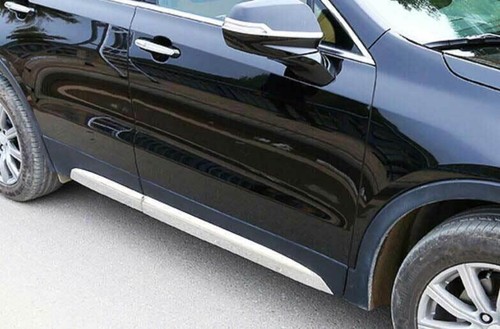 4X For Cadillac XT4 2019-24 Chrome stainless Side Door Body Guard Molding Cover - Picture 3 of 9