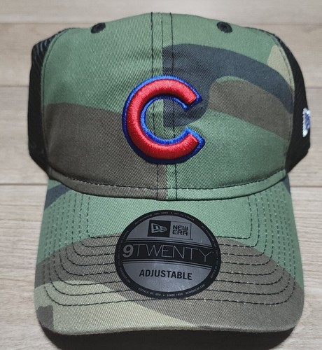 New Era Camo Chicago Cubs MLB Trucker 9TWENTY Men's Snapback Hat adjustable