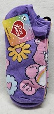 Care Bears Women's Print No Show Socks, 3-Pack, Shoe Size 4-10/New