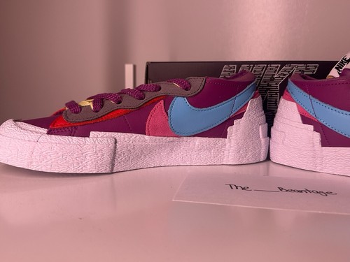 Nike Blazer Low x Sacai x Kaws "Purple Dusk" Women 6.5 - Picture 11 of 19