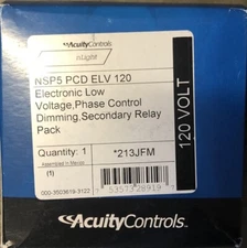 Acuity Controls Secondary Relay Pack NSP5 PCD ELV 120 213JFM