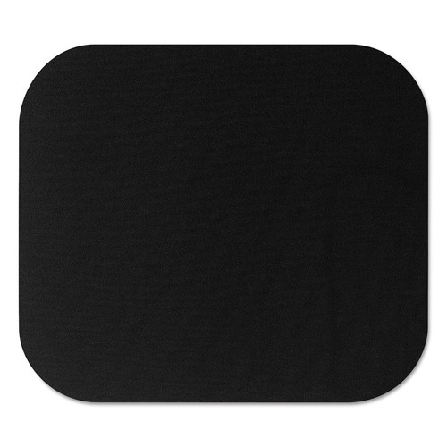 Fellowes Polyester Mouse Pad Nonskid Rubber Base 9 x 8 Black 58024