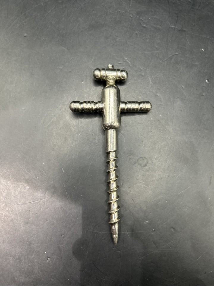 A genuine antique champagne tap — the kind of obscure barware gadget that stops a dinner party conversation cold.