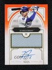 2025 Topps Definitive Collection Relic Orange 10/25 Freddie Freeman #DAR-FF Auto