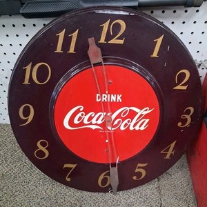 Coca Cola Clock Pam | eBay