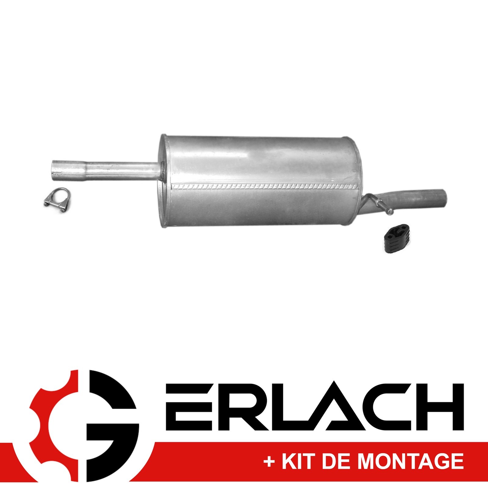 Silencieux arriere Dacia Logan 1.6 16V echappement berline berceau 1394