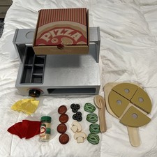 Melissa  Doug Wooden Play  Make, Bake, Take Pizza Oven Almost Complete