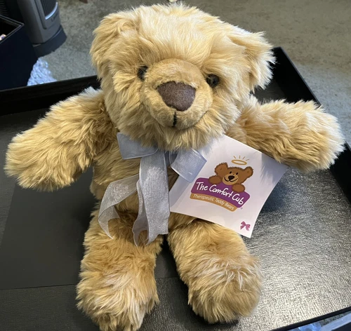 Comfort Cub Weighted Therapeutic Teddy Bear Plush Calming Support 4 lbs Brown