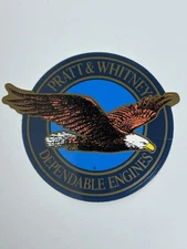 Pratt & Whitney Dependable Aircraft Engines Sticker Old Style 4.5” Aerospace