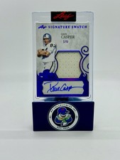DAVE CASPER Leaf 2026 Spectacular Signature Swatch Auto Patch PURPLE SSP /5