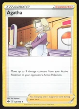 2021 Sword & Shield - Chilling Reign Agatha Null/Uncommon #129