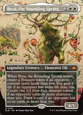 Beza, the Bounding Spring - Extended Art BLB NM MTG