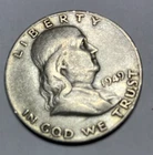 1949-D Franklin Half Dollar 90% Silver. Tough Date.