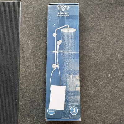 GROHE 27867001 Retro-Fit 260 Euphoria Shower System, Starlight Chrome, 2.5 GPM