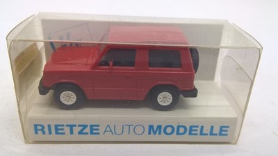 Rietze 1:87 10180 Mitsubishi Pajero kurzer Radstand SWB rot in OVP (45)